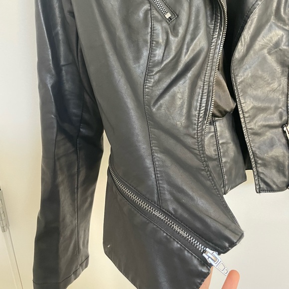 Blank NYC vegan black leather jacket size small - Picture 4 of 7